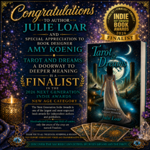 Cover of Tarot & Dreams announcement of winning Next Gen Indie Award